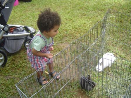 Alexander Dodson at the farm